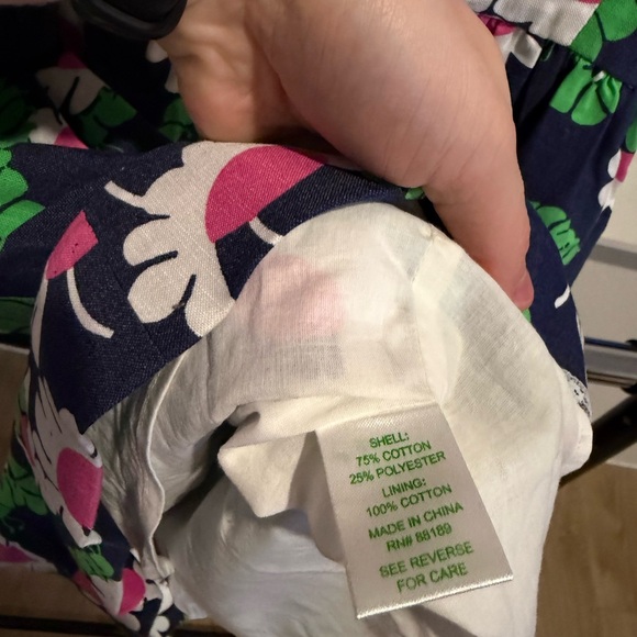 Lilly Pulitzer Navy and Pink Dress - Picture 5 of 5